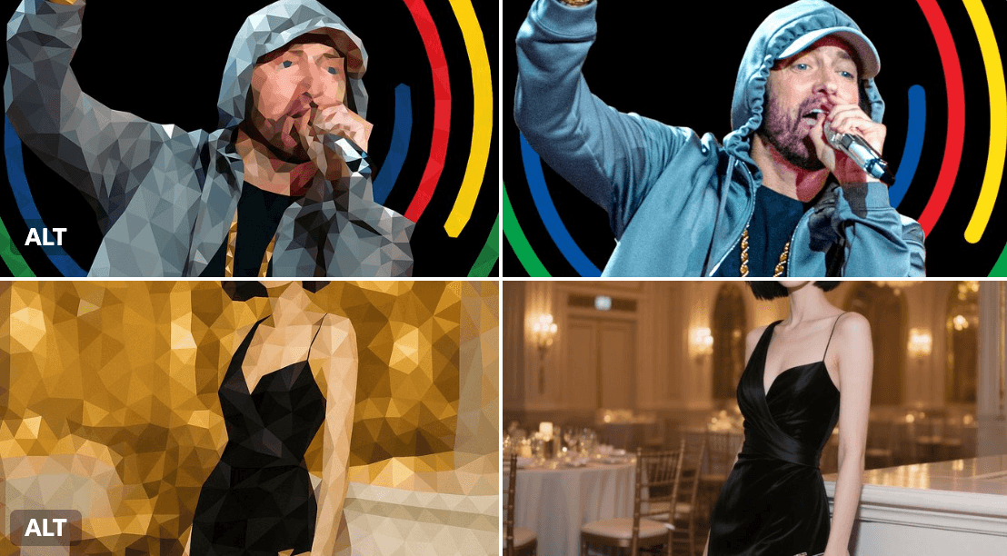 Convert photos to mosaic style