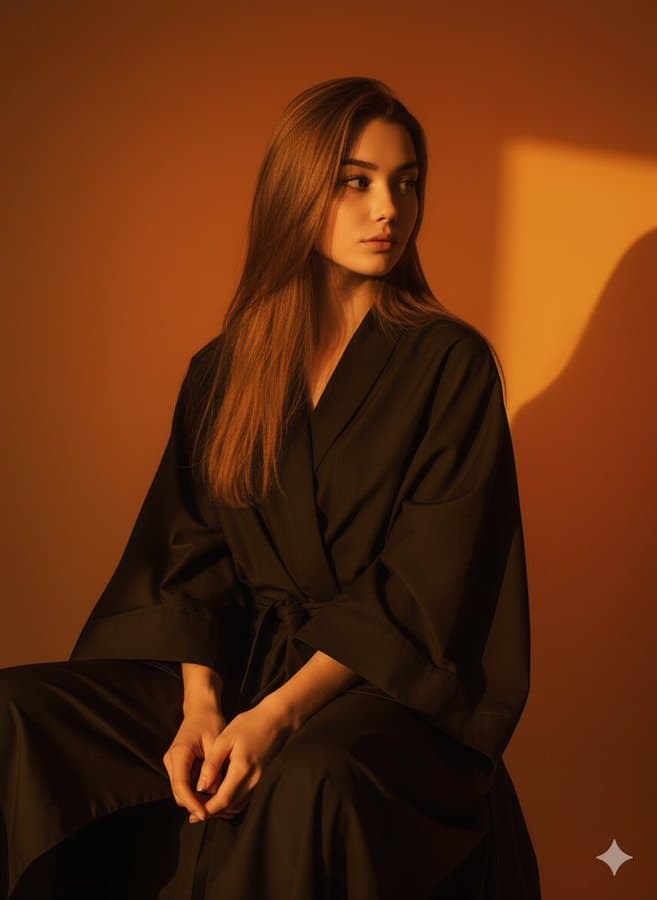 Portrait of a beautiful woman - vertical shot