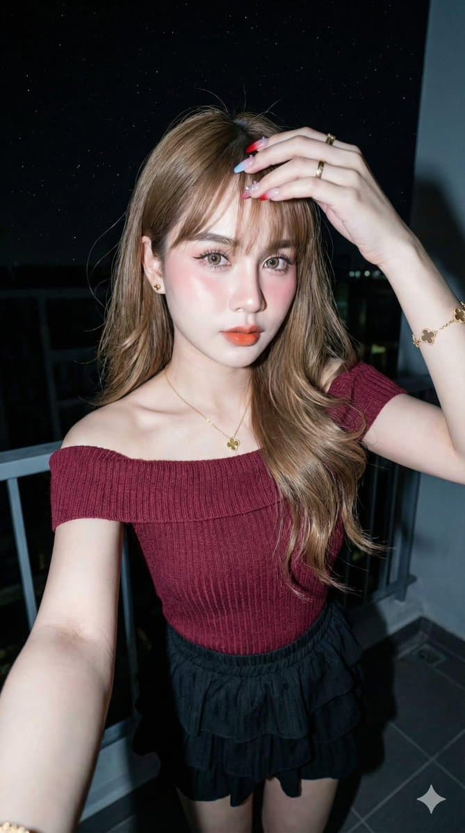 A sweet and realistic portrait of a girl