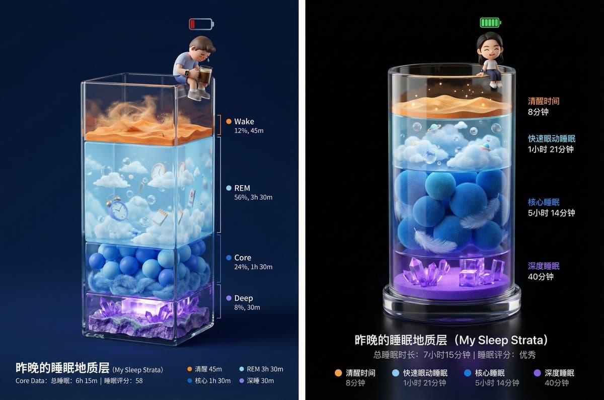 Adorable Sleep Report Poster