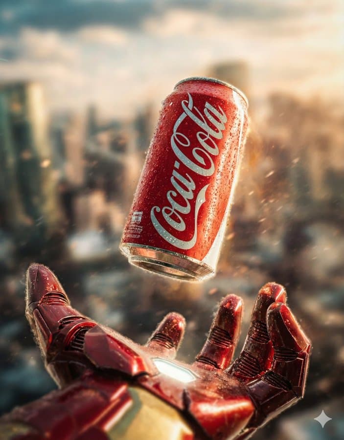 Homem de Ferro Coca-Cola