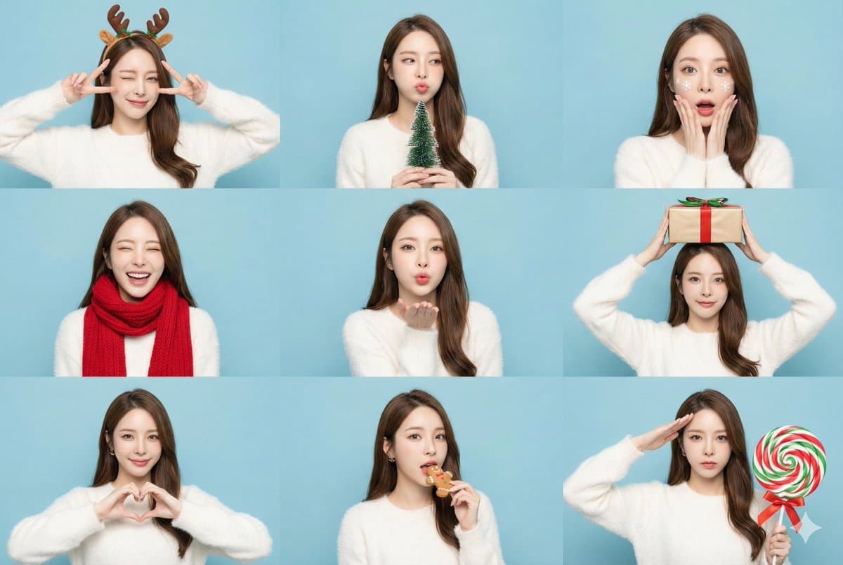 Christmas Special - Limited Edition Christmas Photo Booth, 9-Frame Sweetness Overload