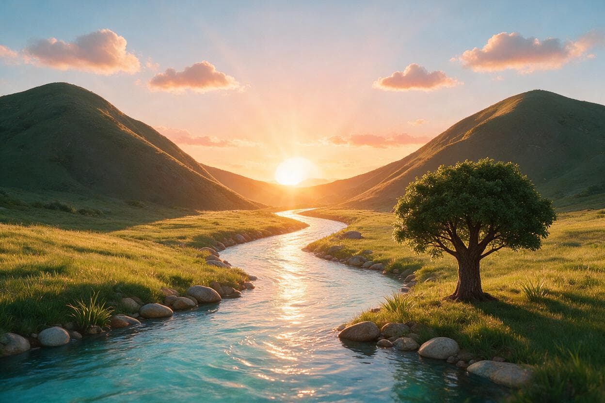 Sketch to realistic landscape